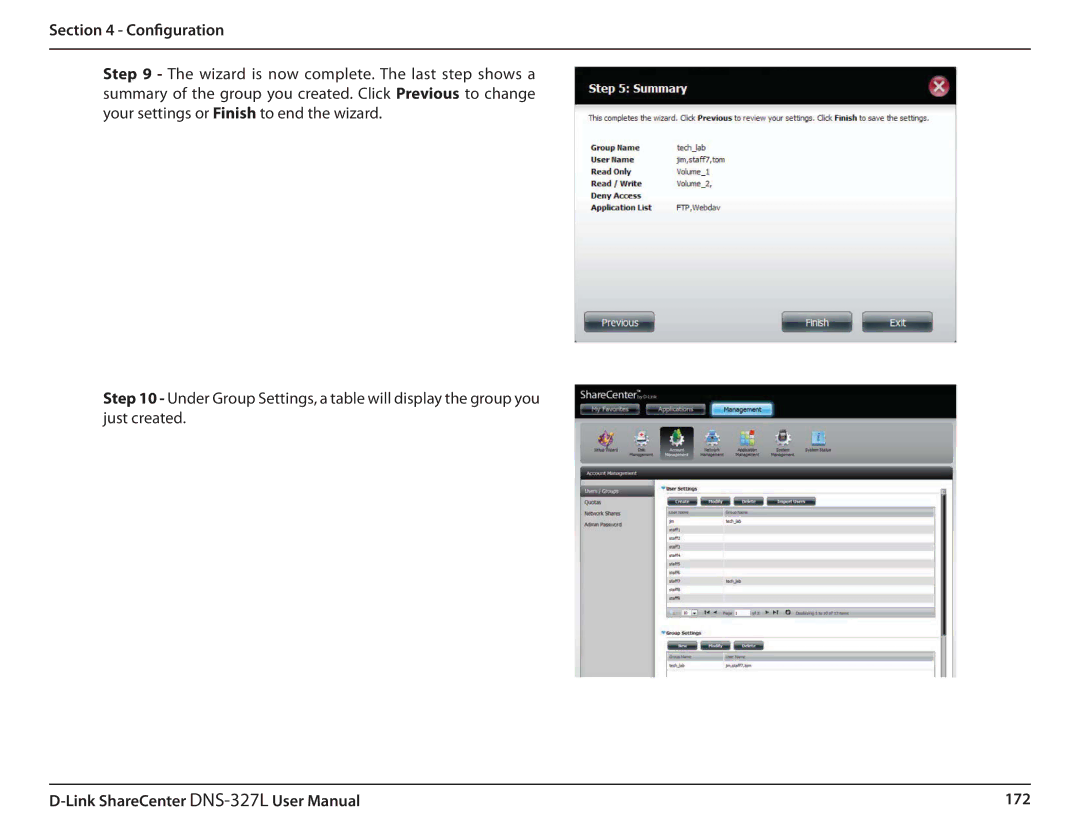 D-Link DNS327L user manual 172 