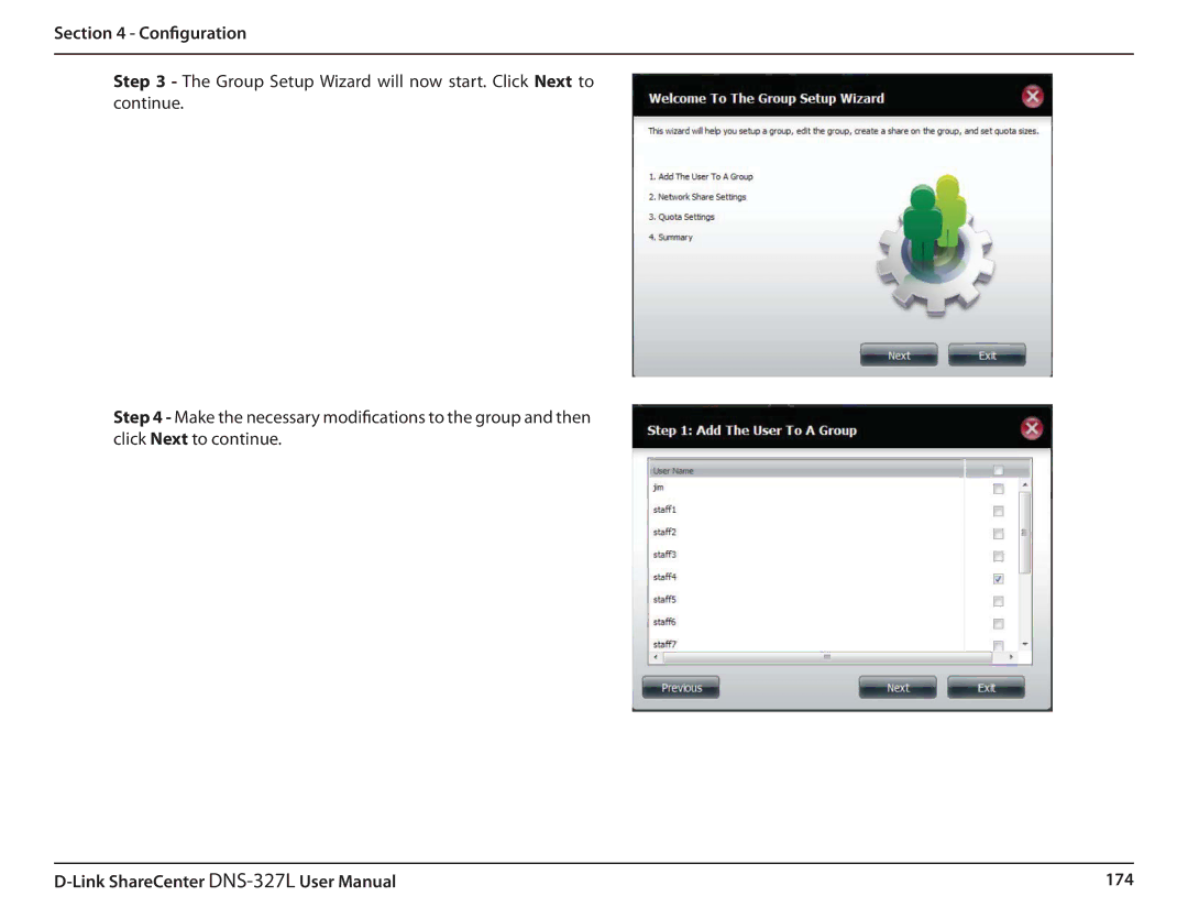 D-Link DNS327L user manual 174 