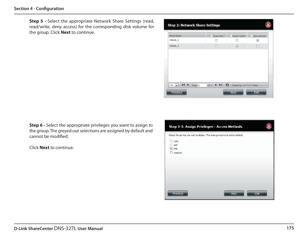 D-Link DNS327L user manual 175 