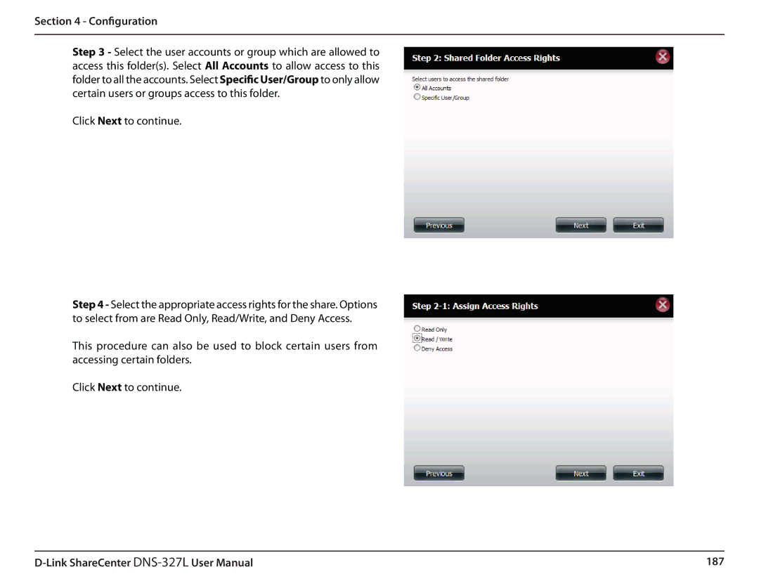 D-Link DNS327L user manual 187 