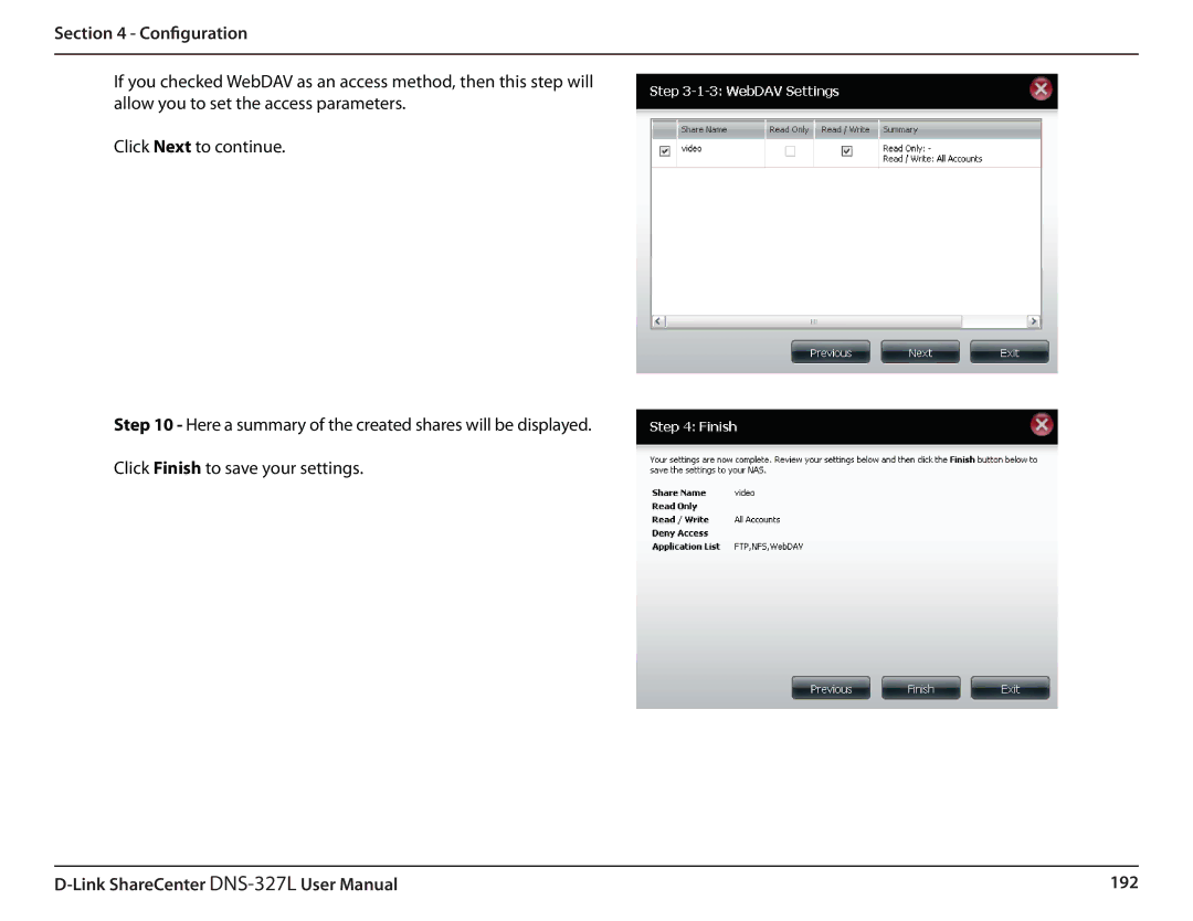 D-Link DNS327L user manual 192 