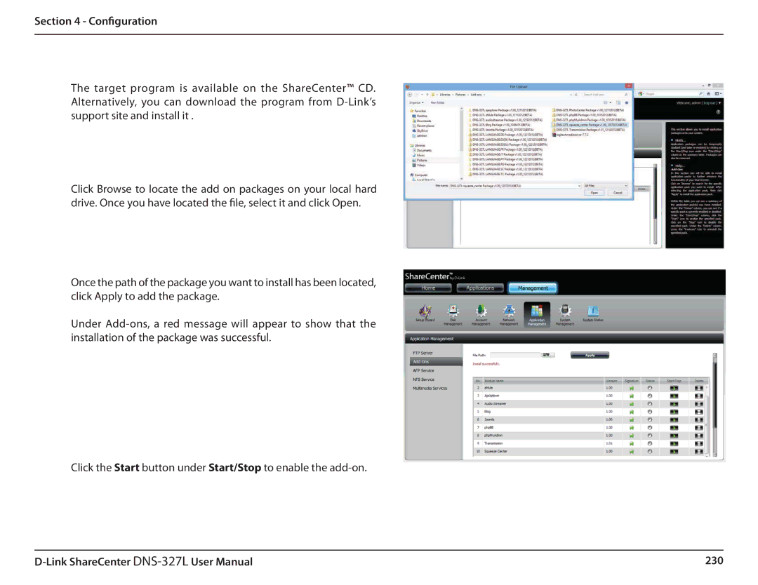 D-Link DNS327L user manual 230 