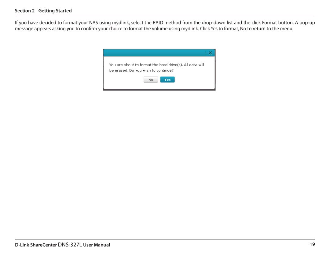 D-Link DNS327L user manual Getting Started 