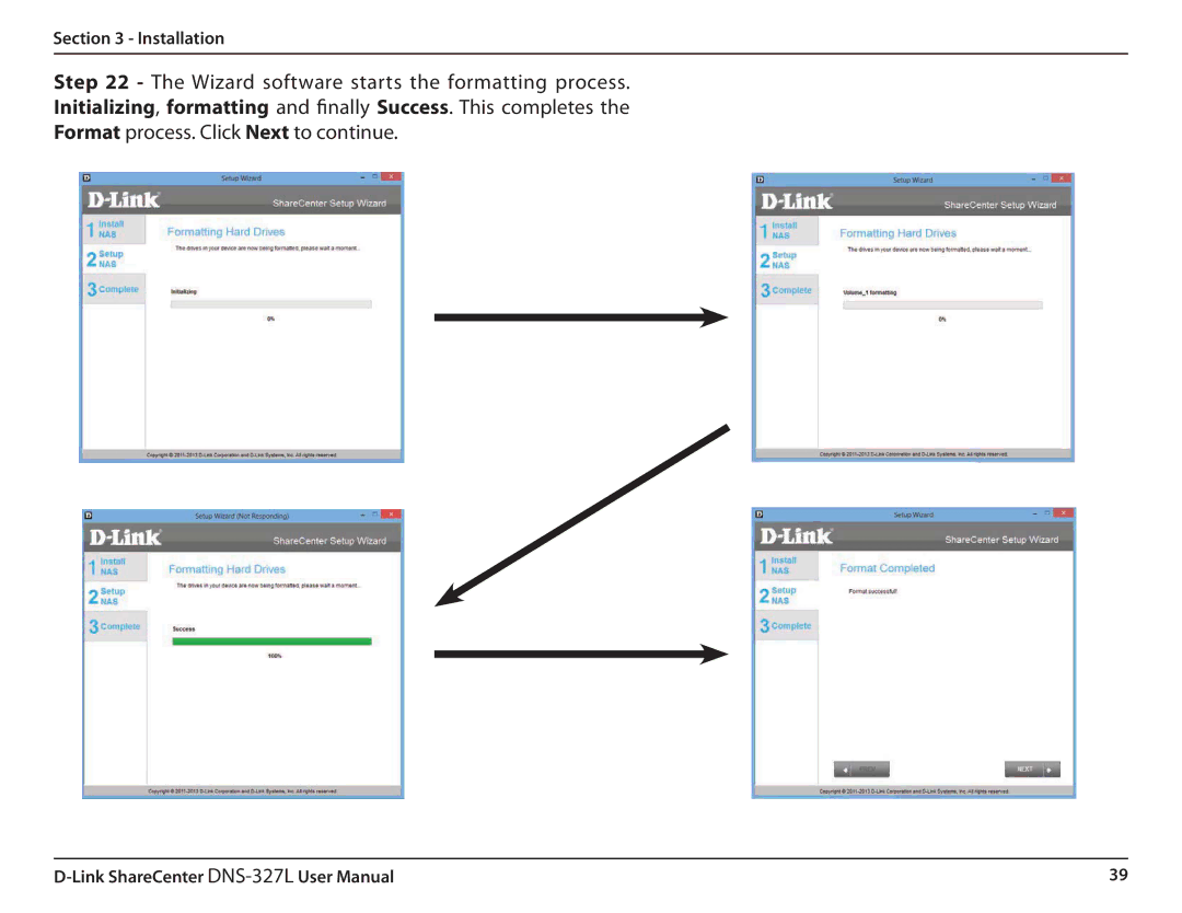 D-Link DNS327L user manual Installation 