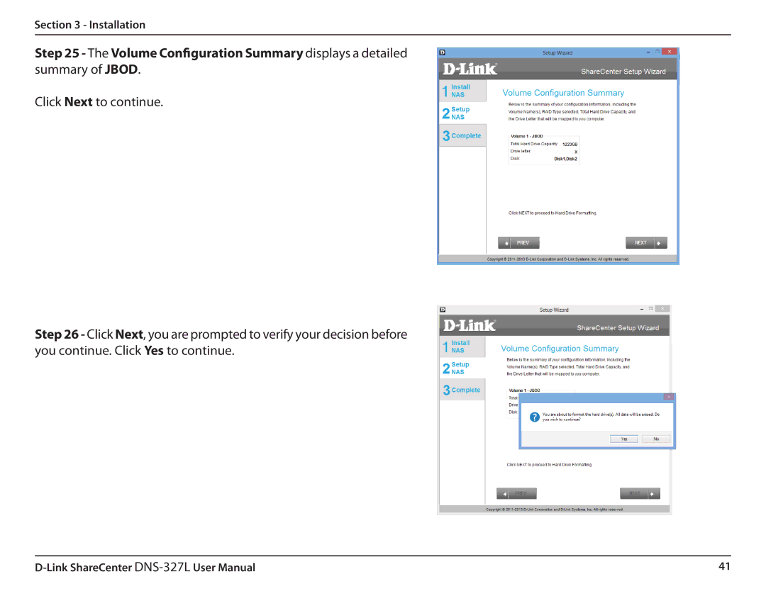 D-Link DNS327L user manual Installation 