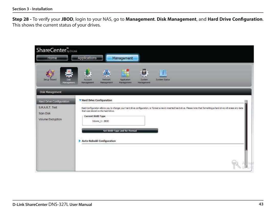 D-Link DNS327L user manual Installation 