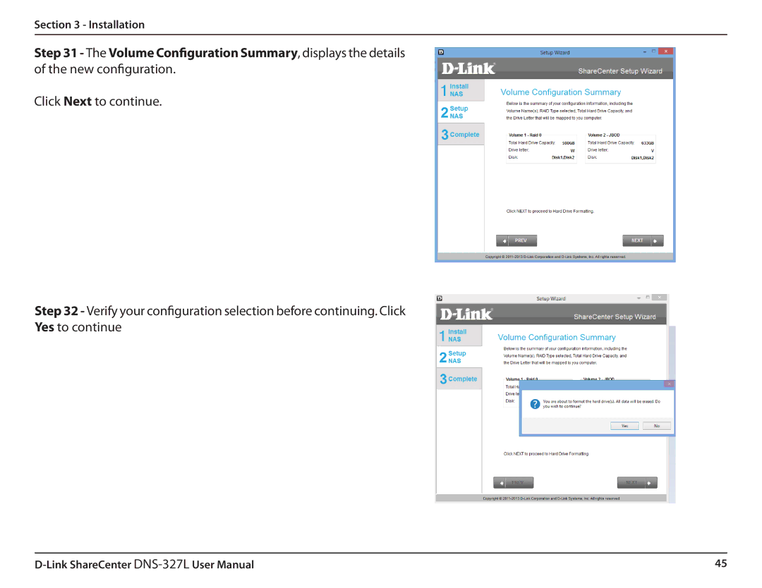 D-Link DNS327L user manual Installation 