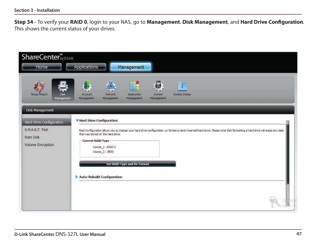 D-Link DNS327L user manual Installation 