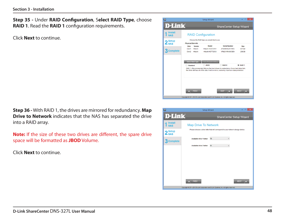 D-Link DNS327L user manual Installation 