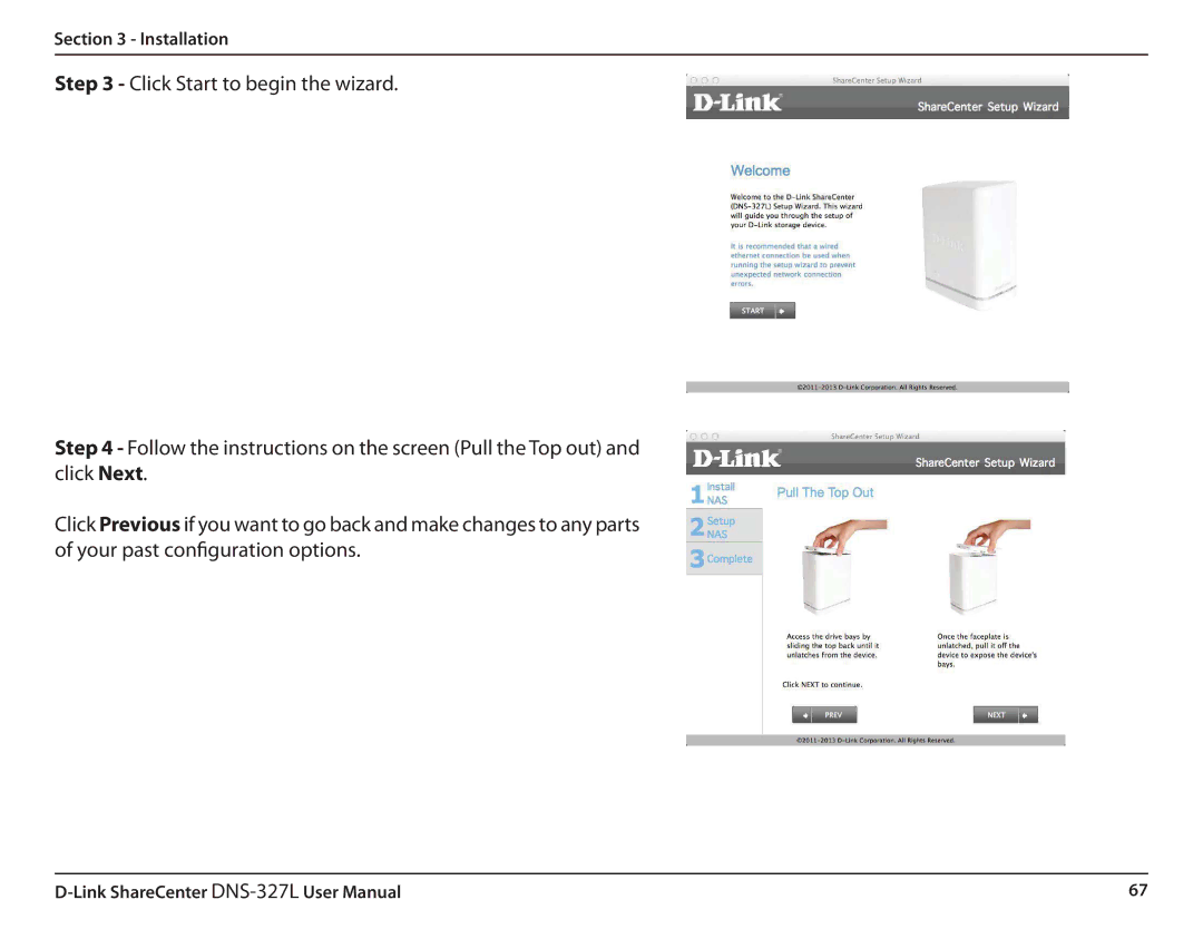 D-Link DNS327L user manual Installation 