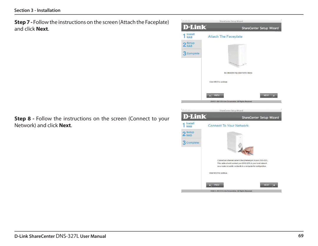 D-Link DNS327L user manual Installation 