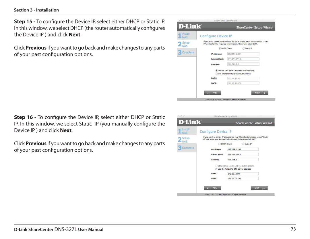 D-Link DNS327L user manual Installation 