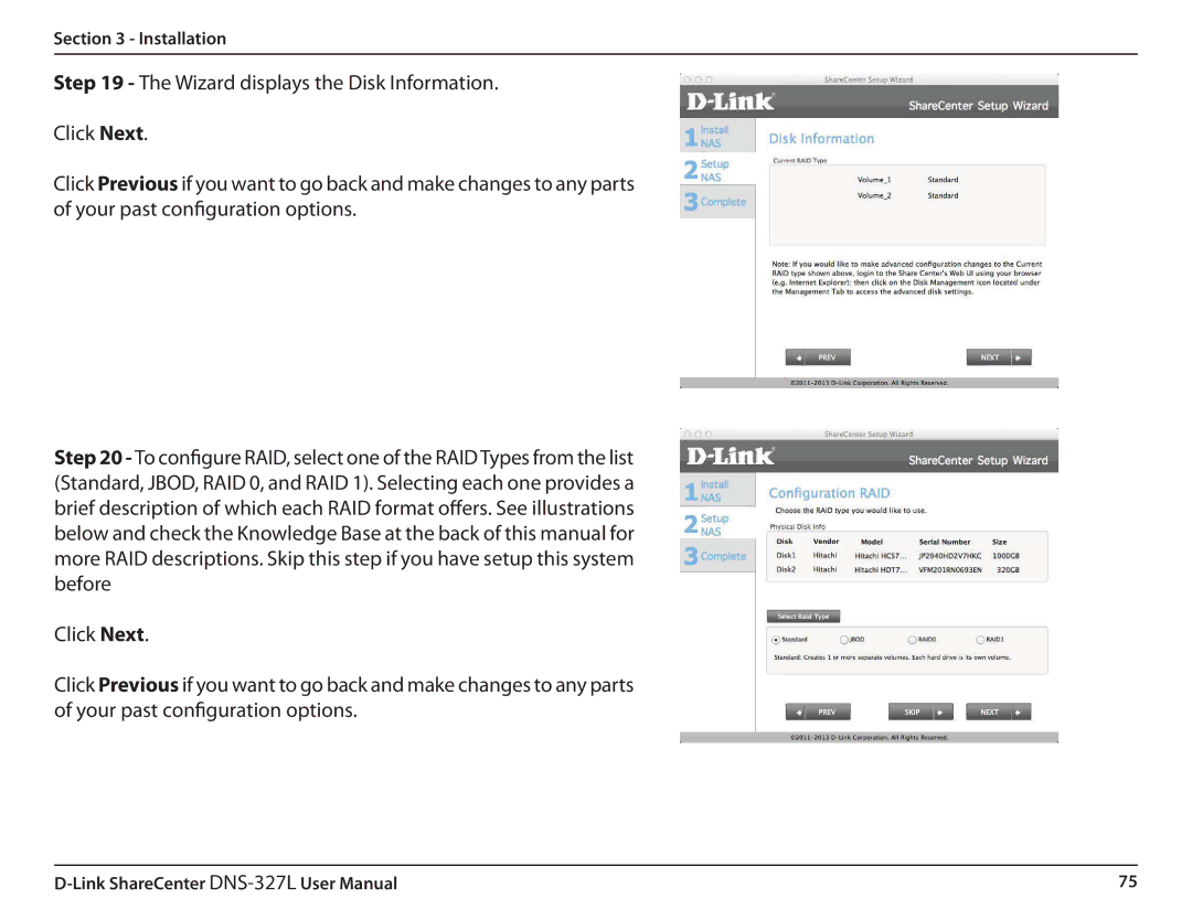 D-Link DNS327L user manual Installation 