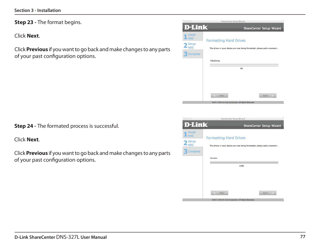 D-Link DNS327L user manual Installation 