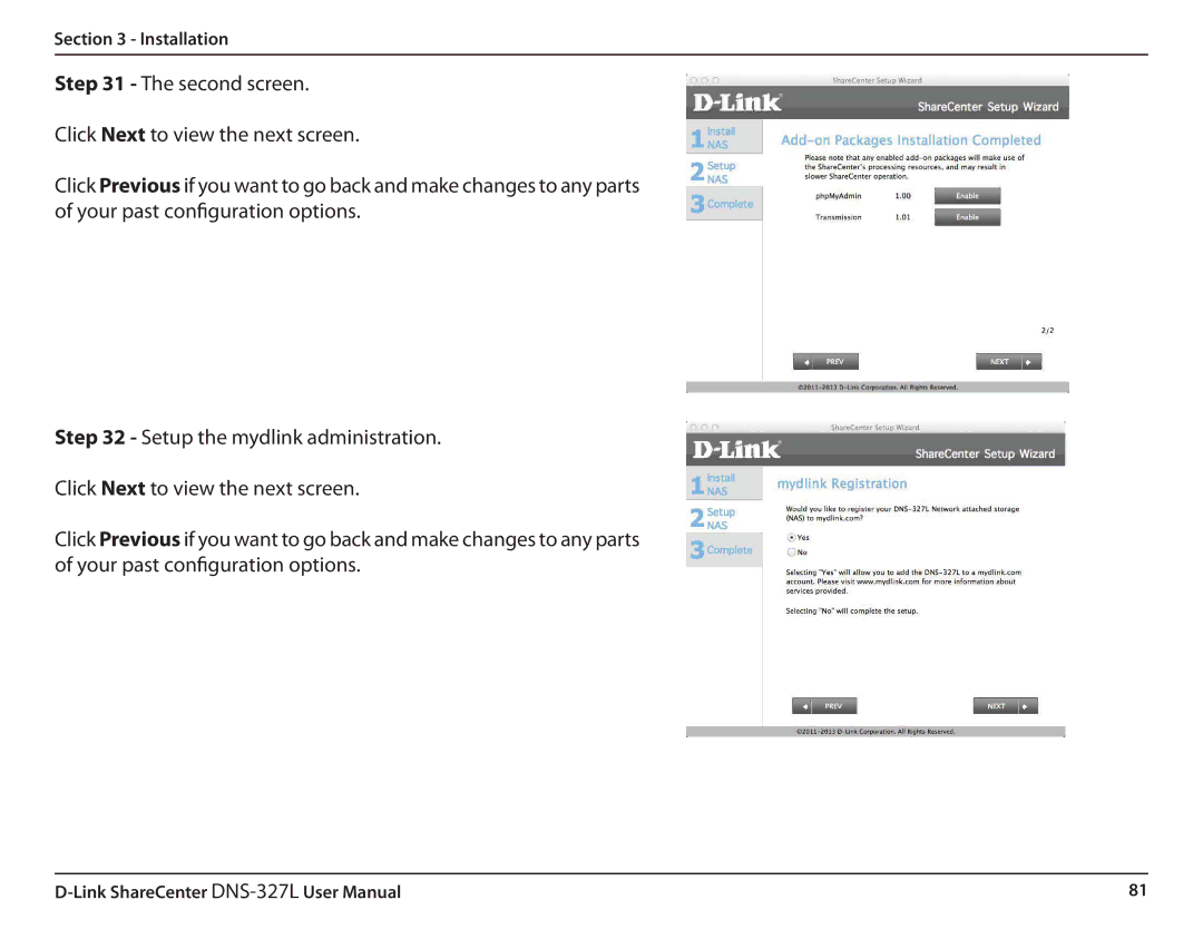 D-Link DNS327L user manual Installation 