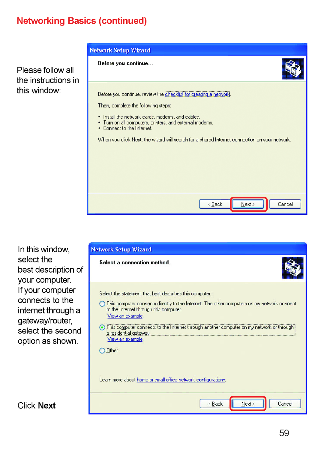 D-Link DP-311u manual Networking Basics 