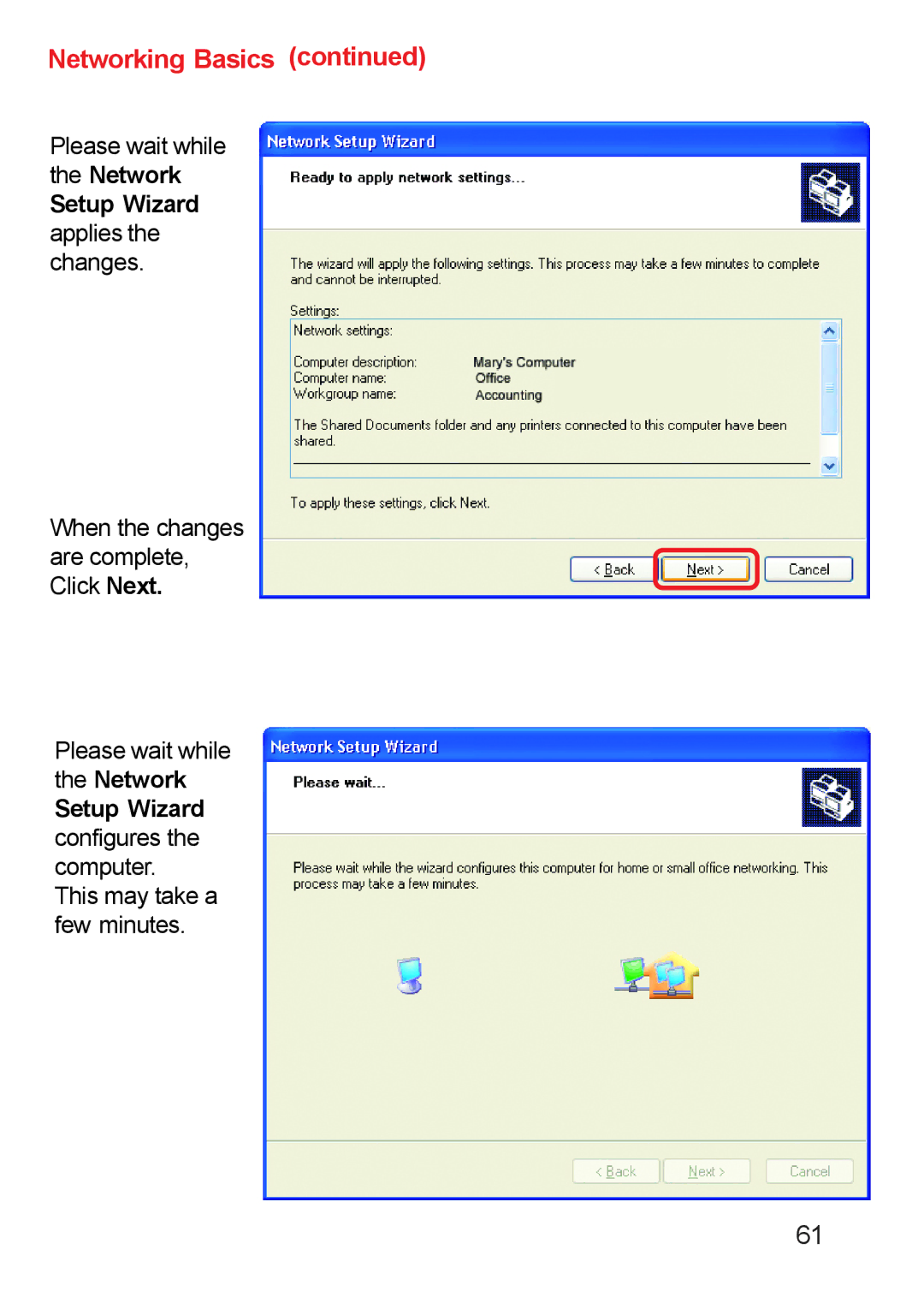 D-Link DP-311u manual Networking Basics 