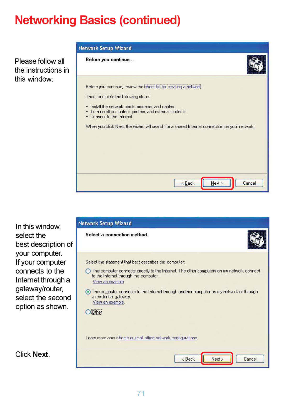 D-Link DP-G321 manual Networking Basics 