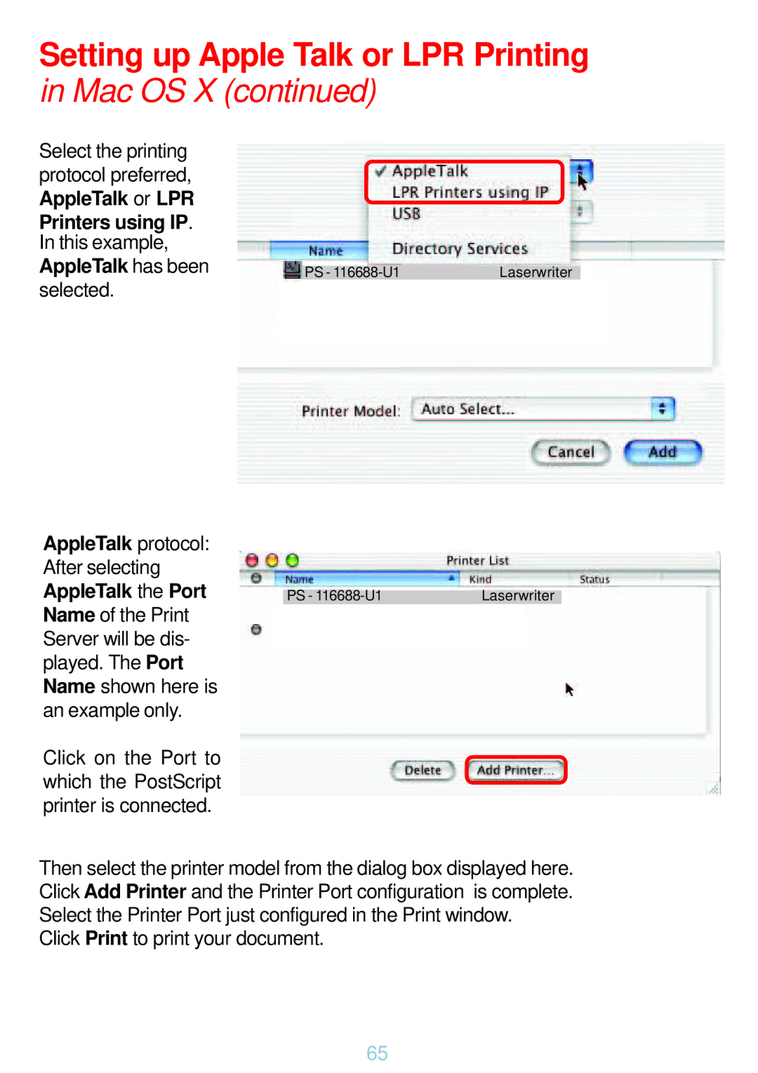 D-Link DP-G321 manual AppleTalk has been 