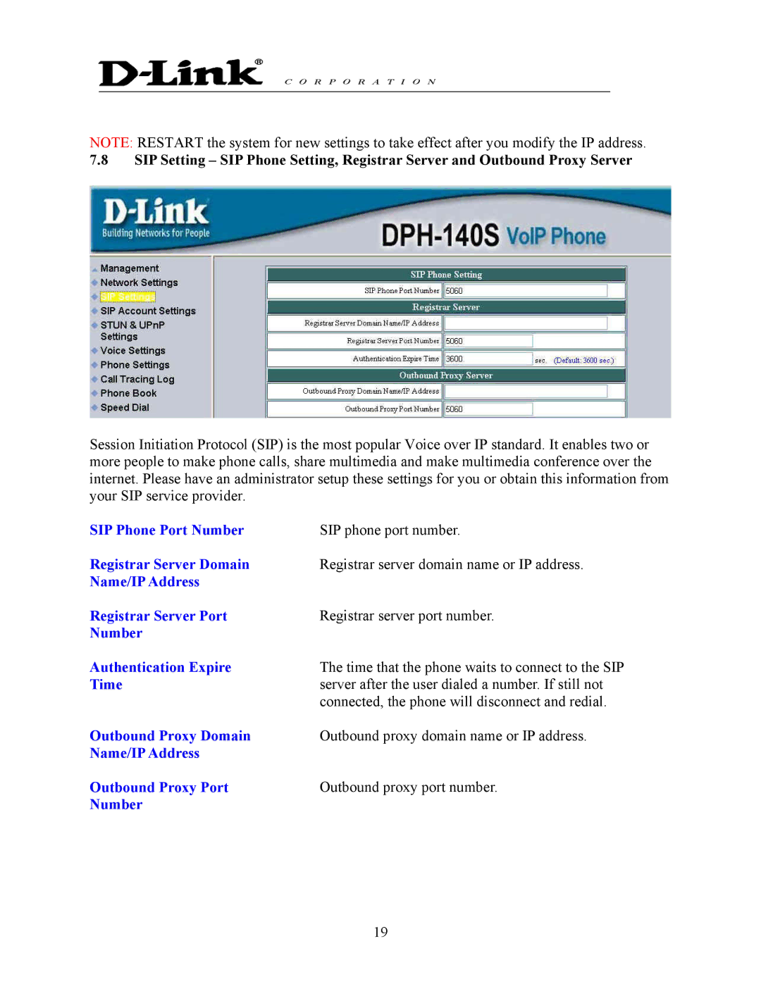 D-Link DPH-140S manual 