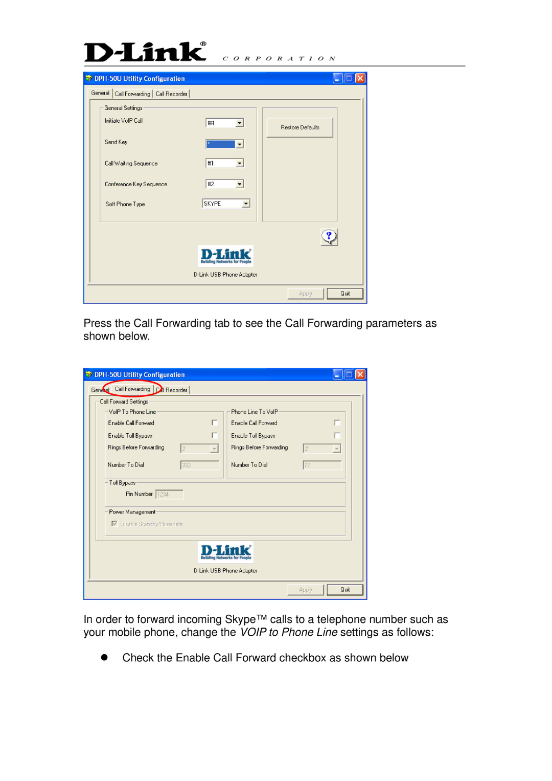 D-Link DPH-50U manual 