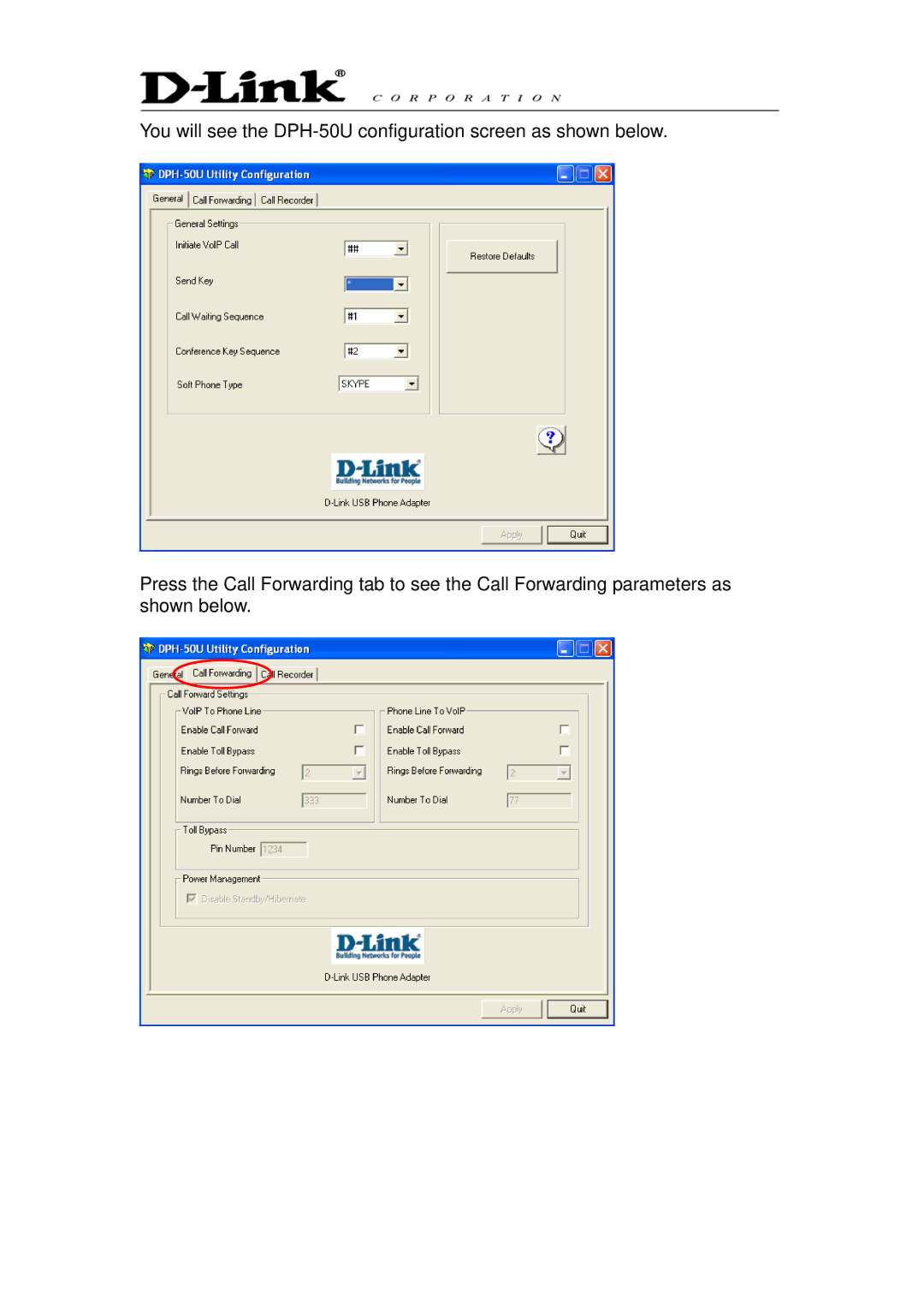 D-Link DPH-50U manual 