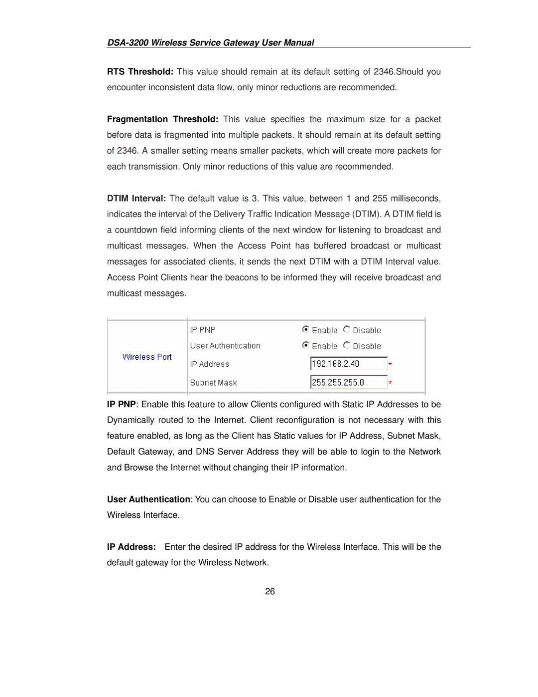 D-Link DSA-3200 user manual 