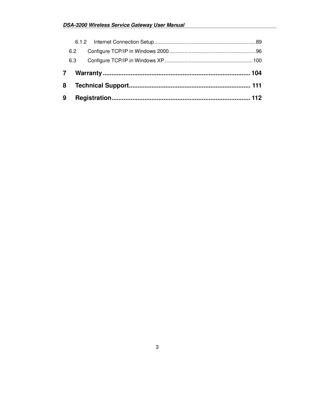 D-Link DSA-3200 user manual 100 