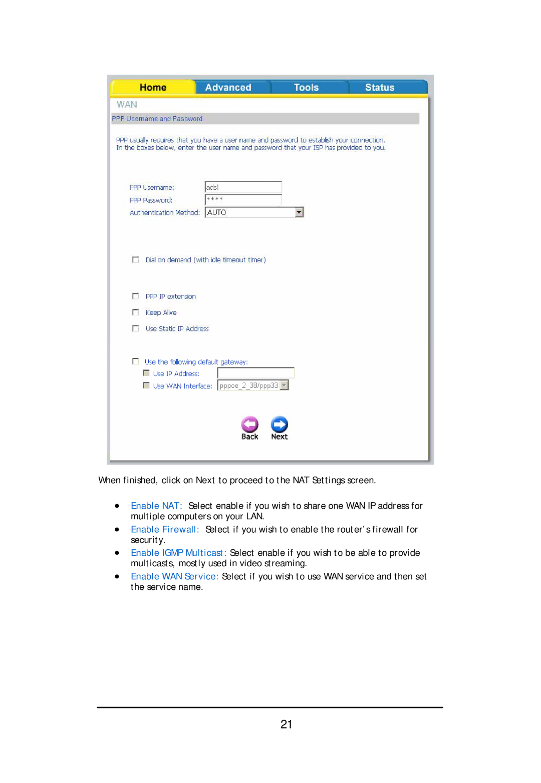 D-Link DSL-2640U user manual 