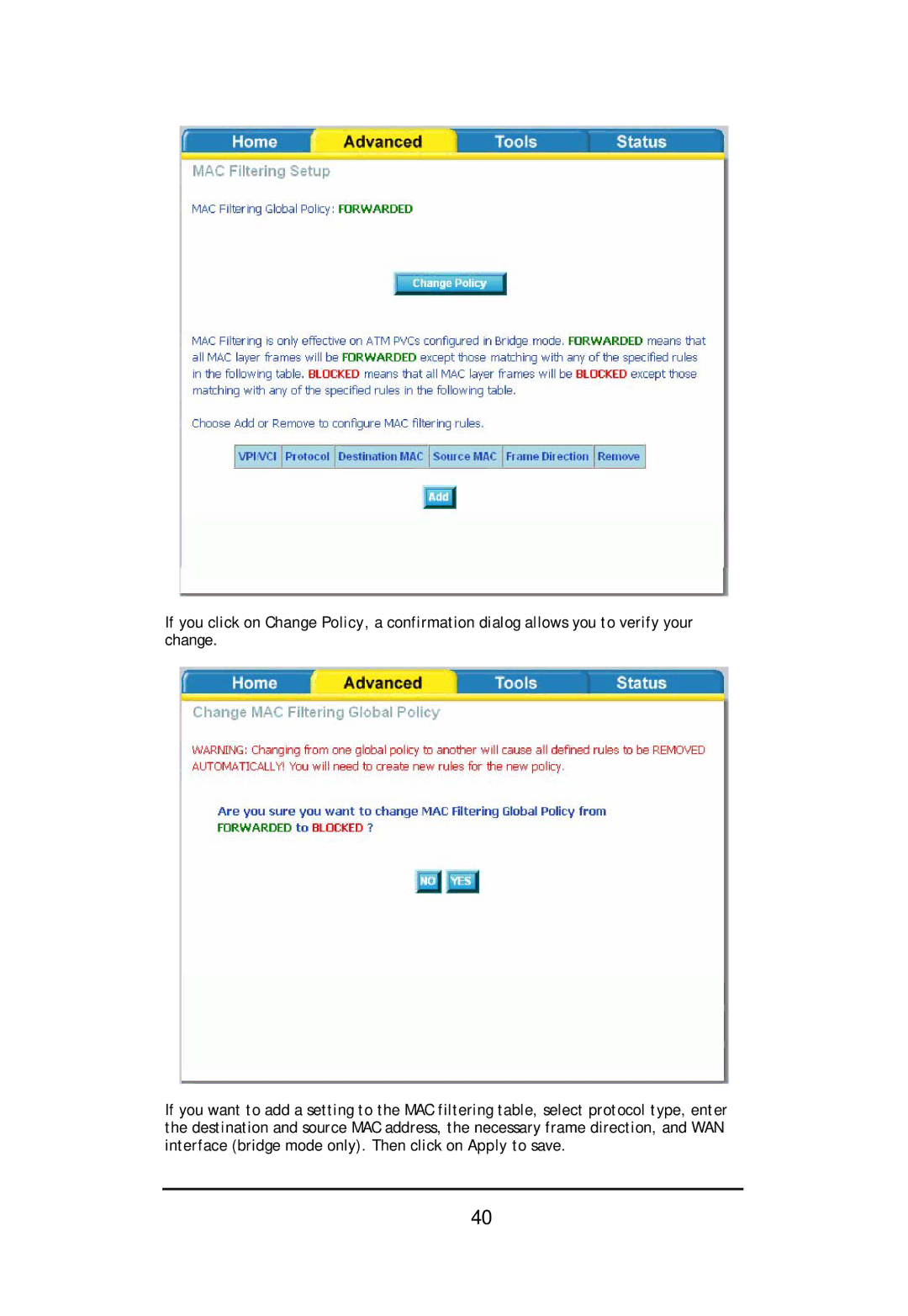 D-Link DSL-2640U user manual 