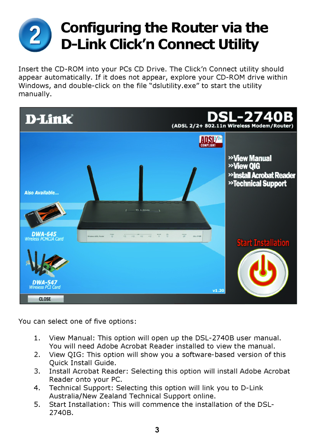 D-Link DSL 2740B manual 