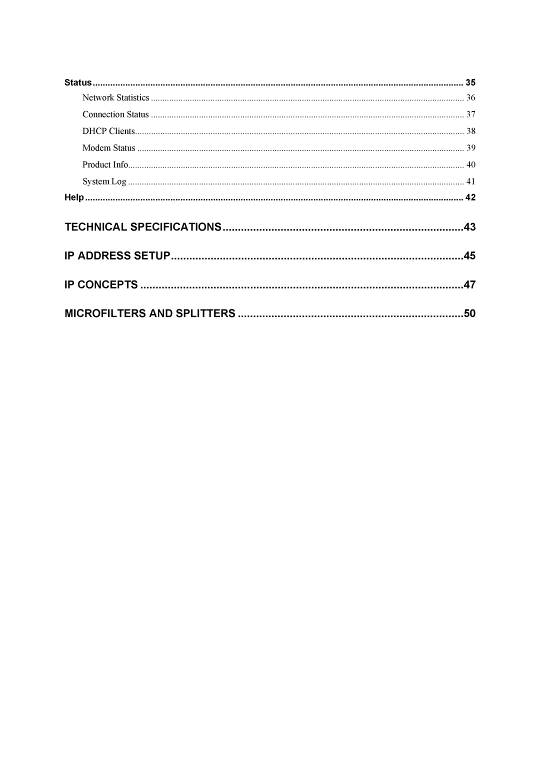 D-Link DSL-300T user manual Status 