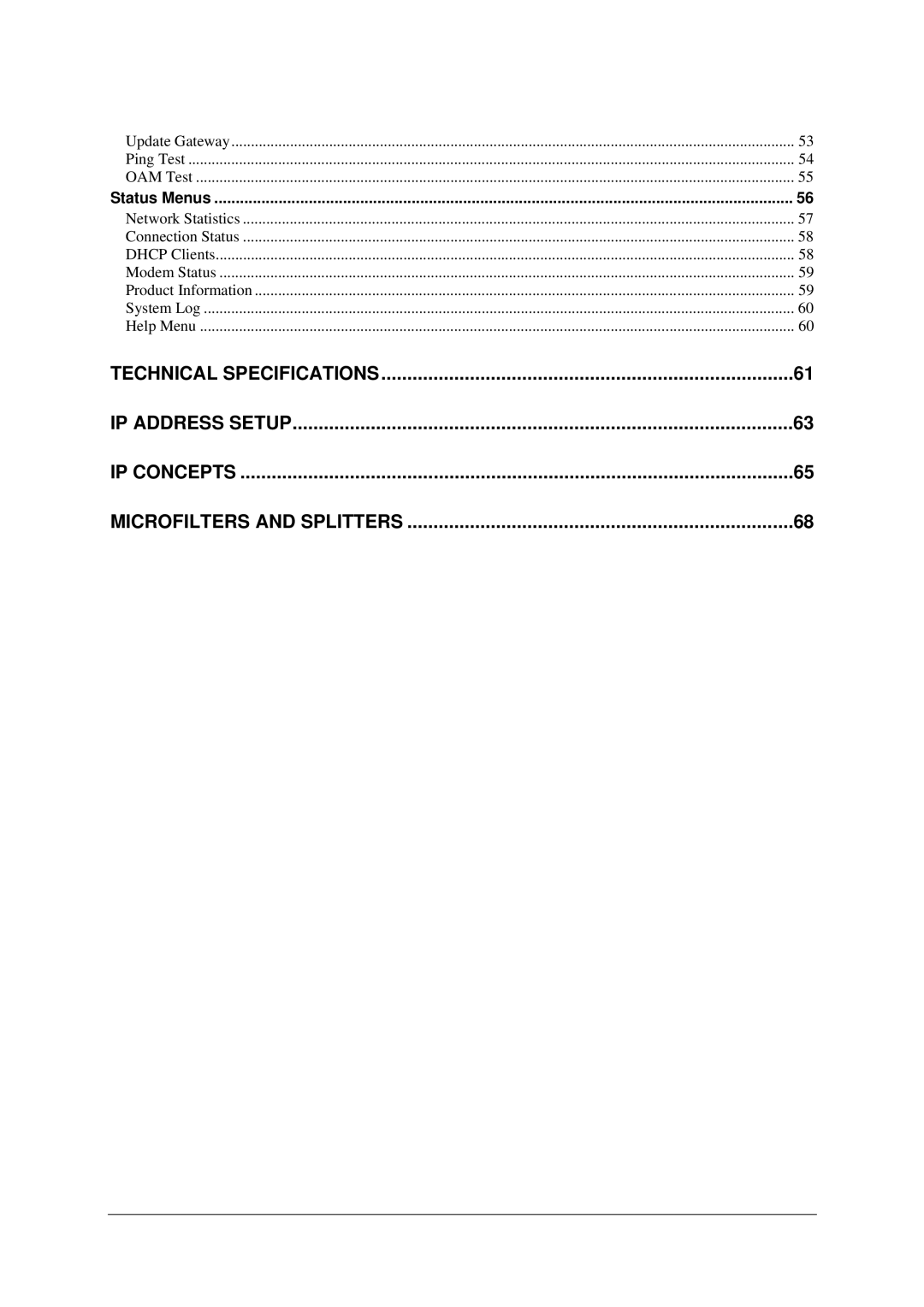 D-Link DSL-500T manual Update Gateway Ping Test OAM Test 