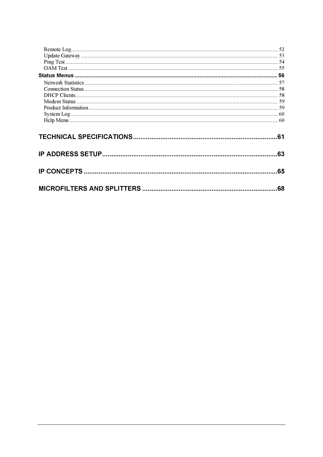 D-Link DSL-502T manual Remote Log Update Gateway Ping Test OAM Test 