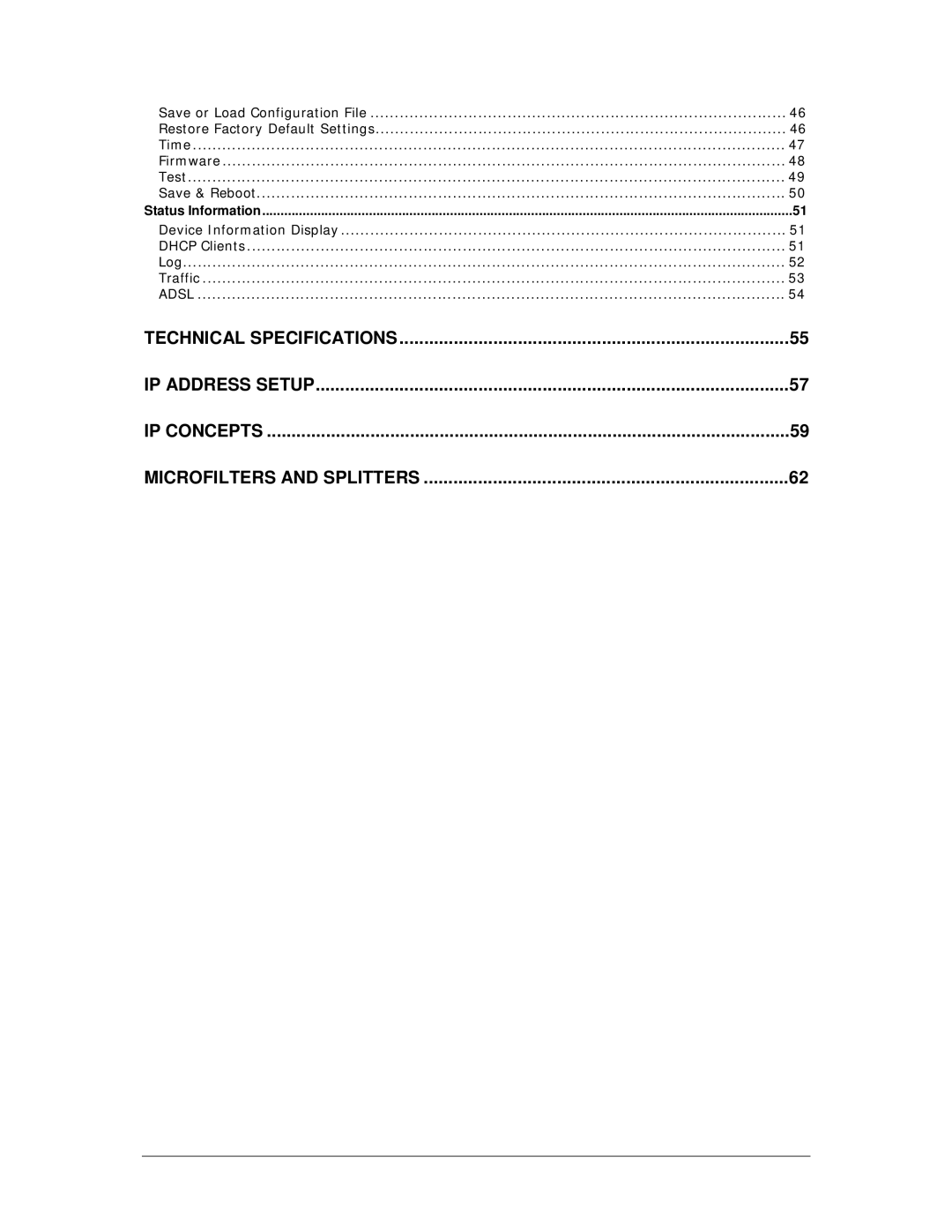 D-Link DSL-504T manual Status Information 