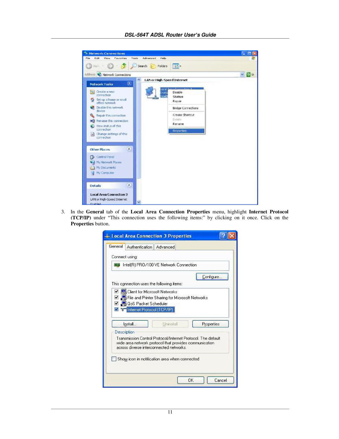 D-Link manual DSL-564T Adsl Router User’s Guide 