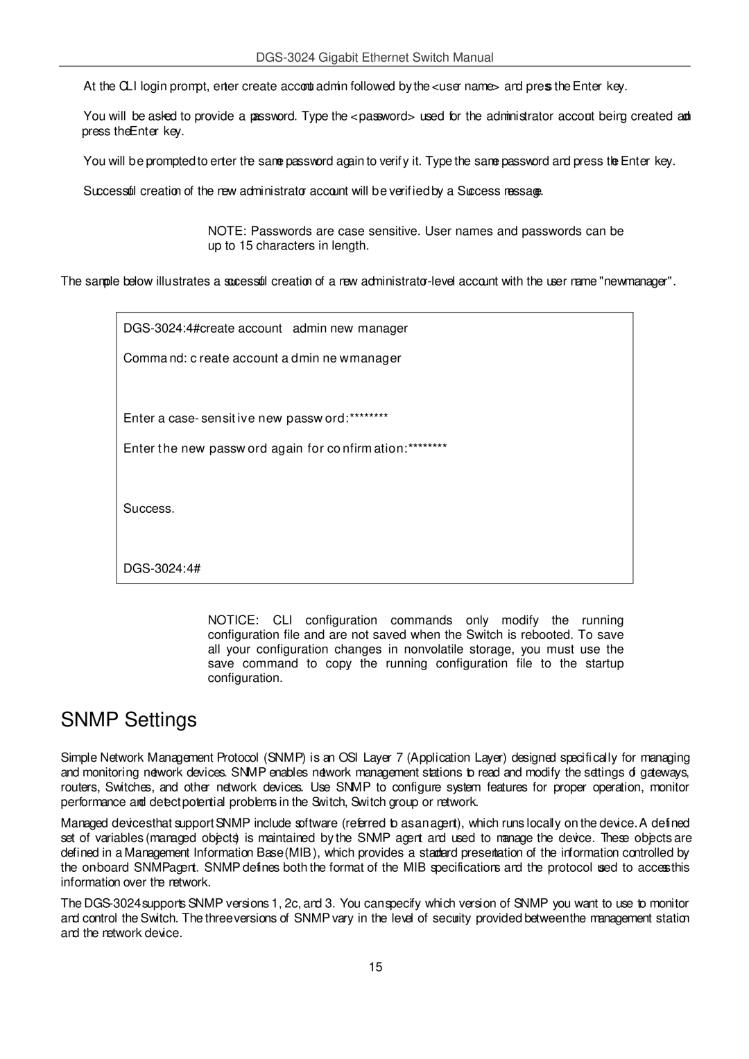 D-Link DSL-G604T manual Snmp Settings 