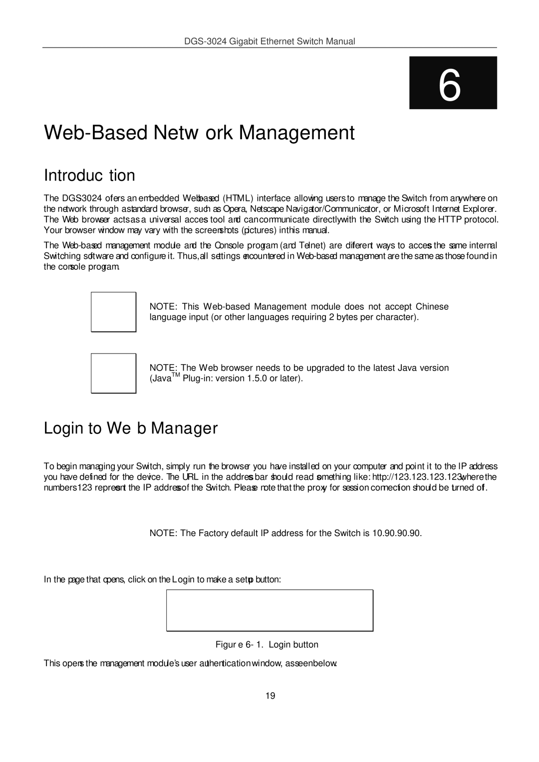 D-Link DSL-G604T manual Introduction, Login to Web Manager 