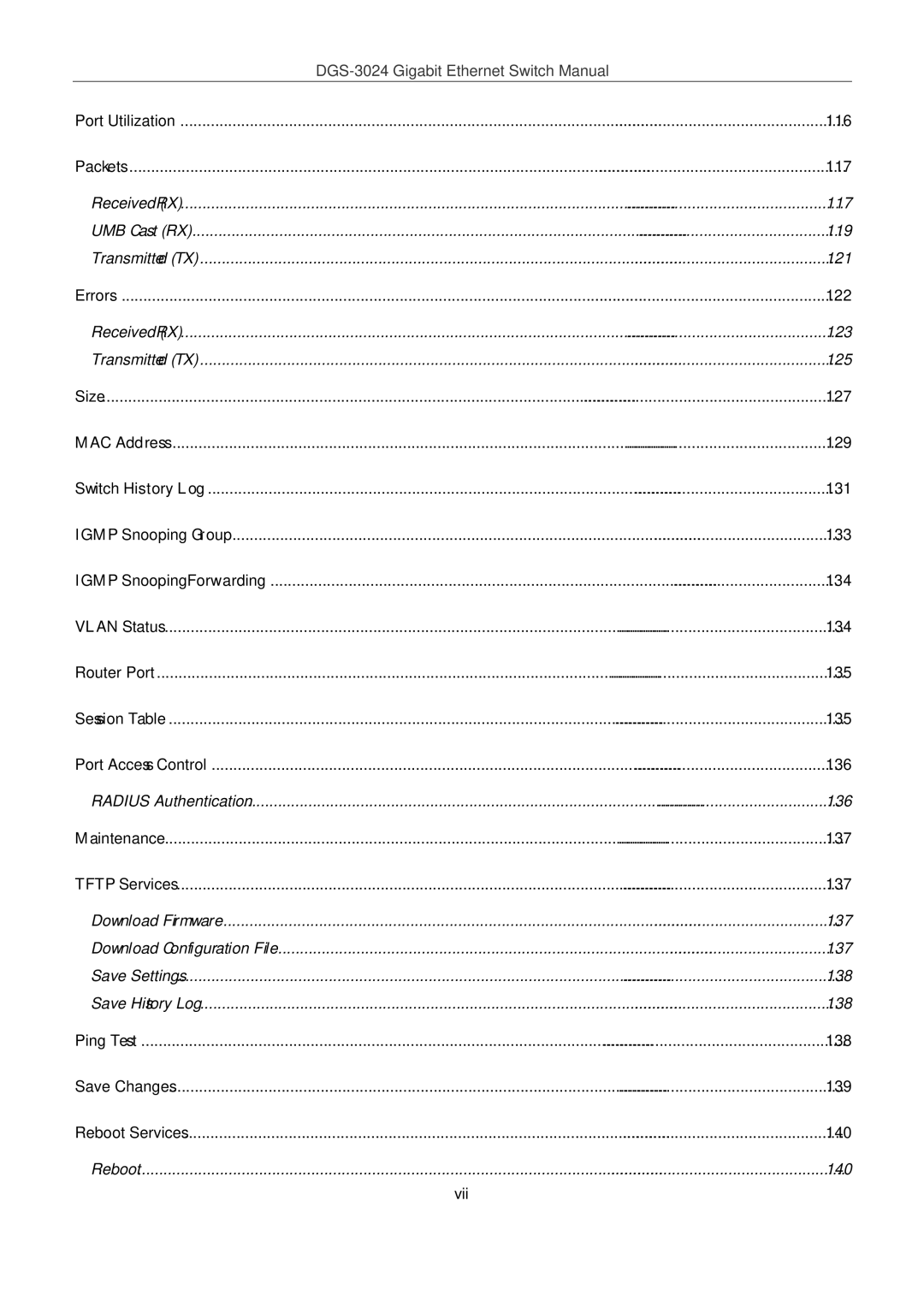 D-Link DSL-G604T manual 117 