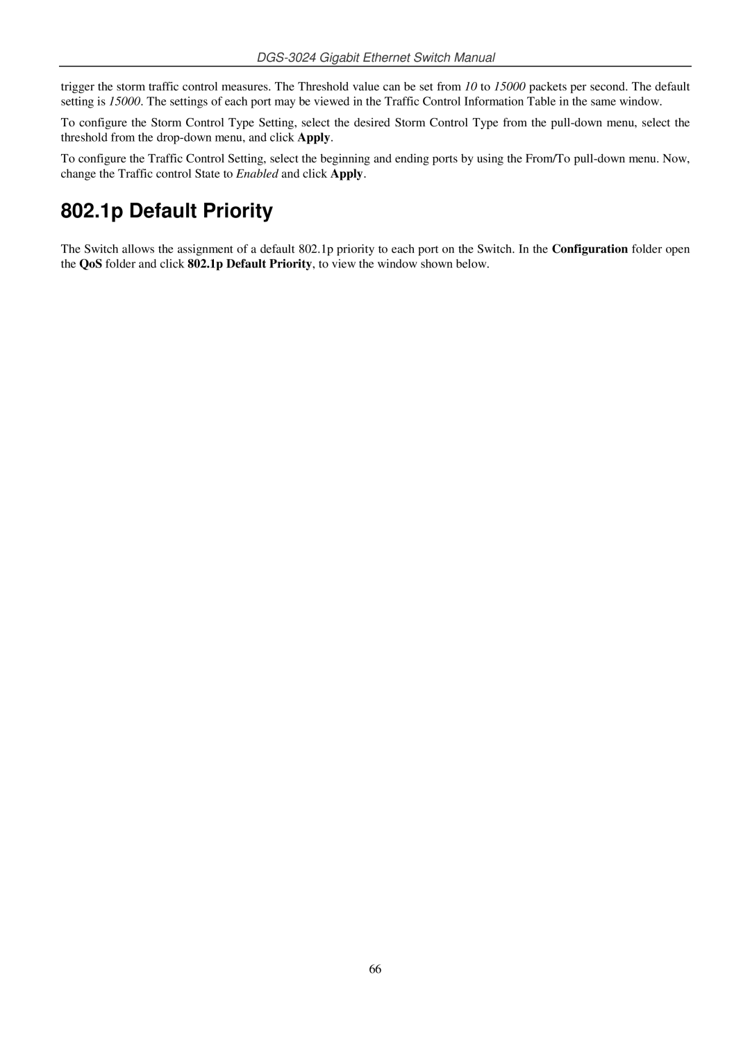 D-Link DSL-G604T manual 802.1p Default Priority 