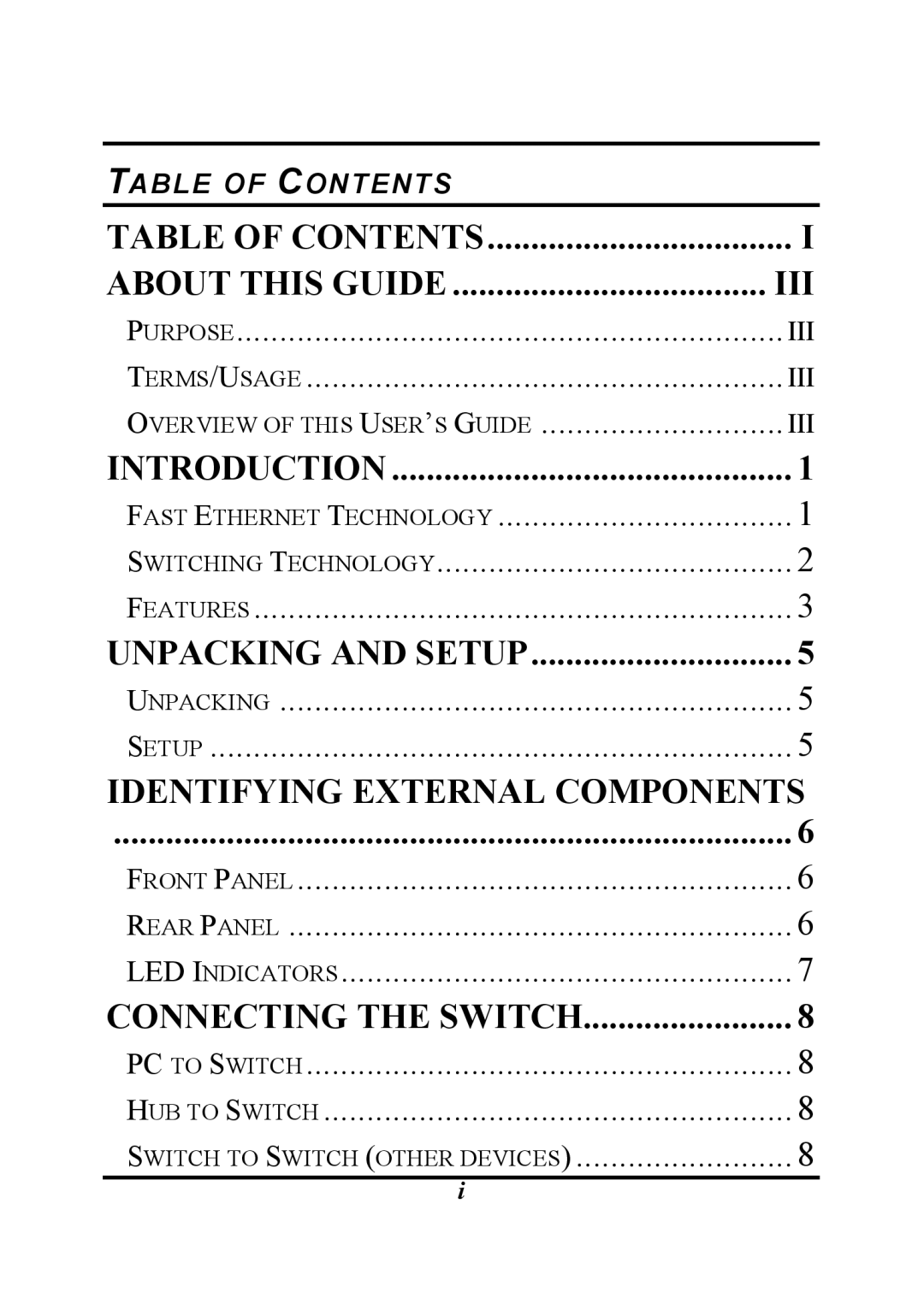 D-Link DSS-5 manual Iii 