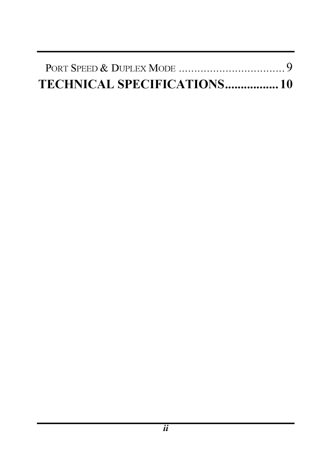 D-Link DSS-5 manual Technical Specifications 