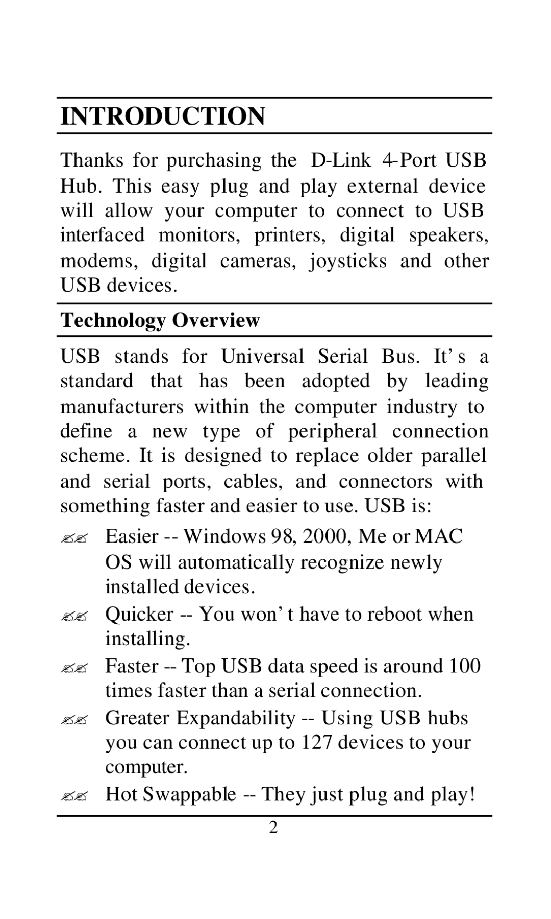 D-Link DU-H4 user manual Introduction, Technology Overview 