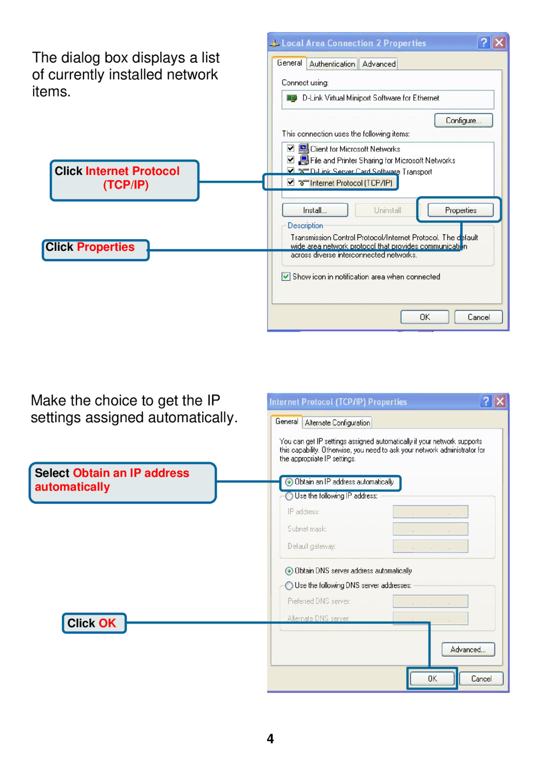 D-Link DVG-G1402S specifications Tcp/Ip 