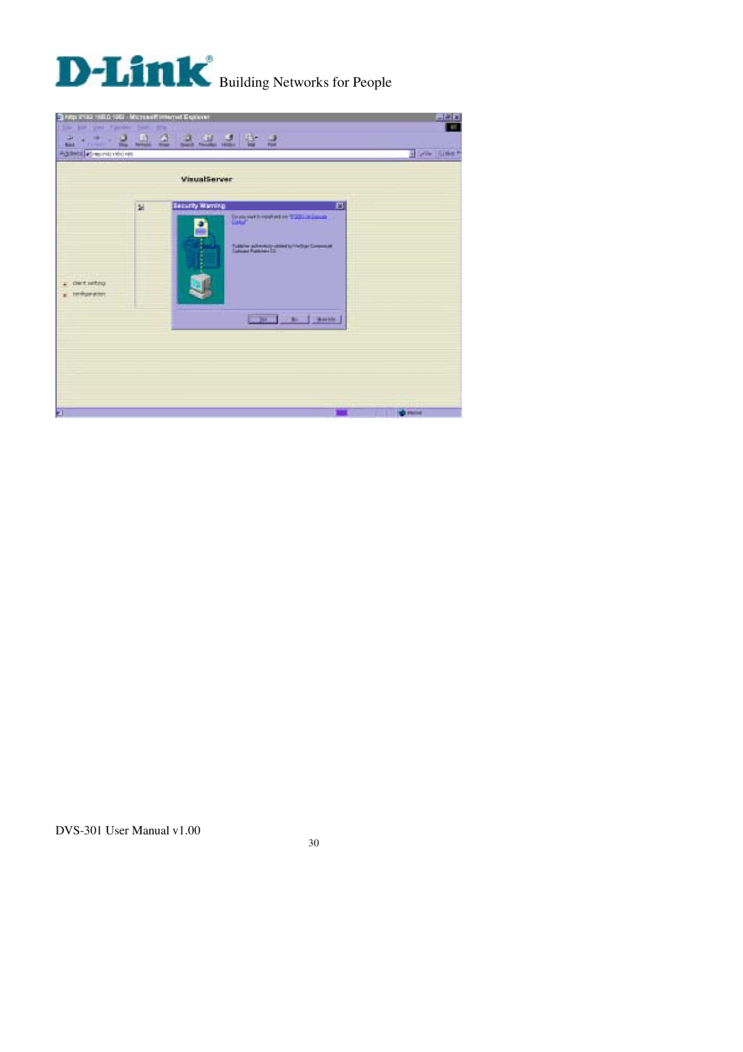 D-Link DVS-301 user manual Building Networks for People 