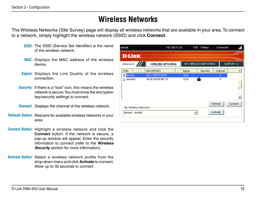 D-Link DWA-643 manual Wireless Networks 