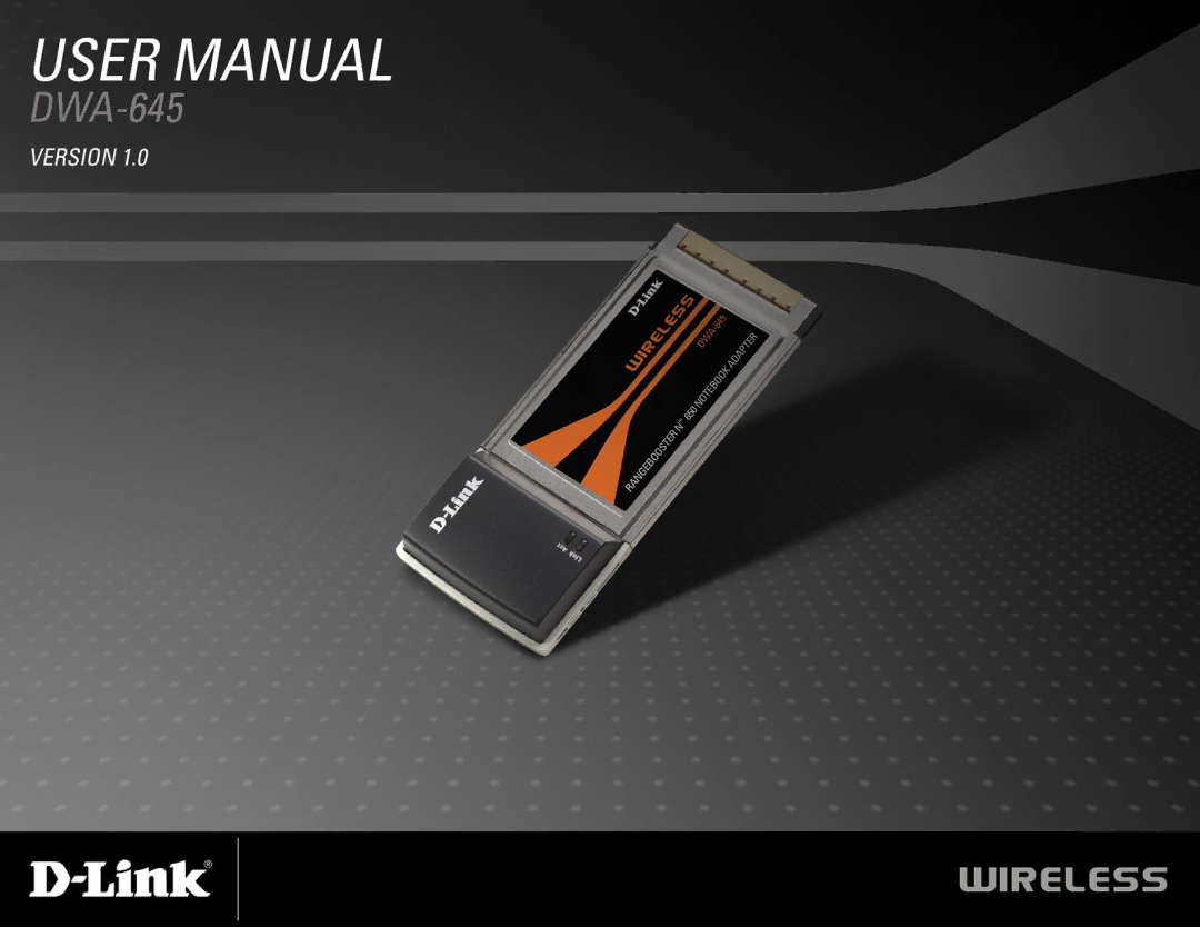 D-Link DWA-645 manual 