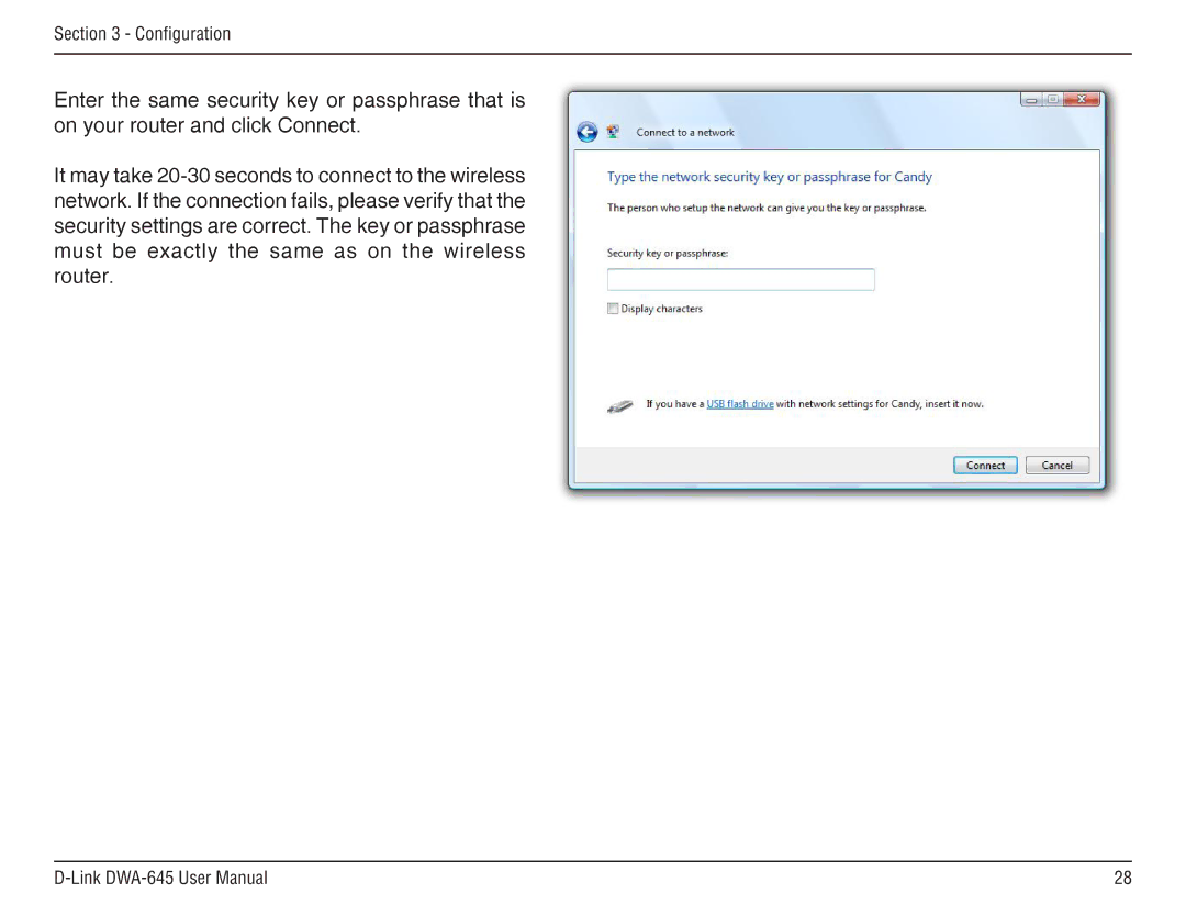 D-Link DWA-645 manual Configuration 