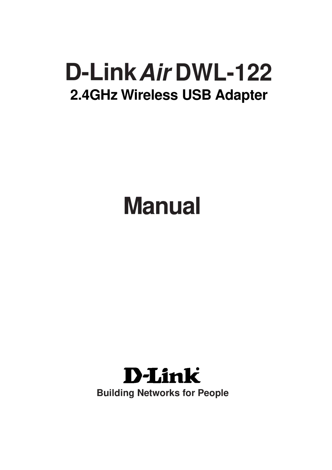 D-Link manual LinkAirDWL-122 