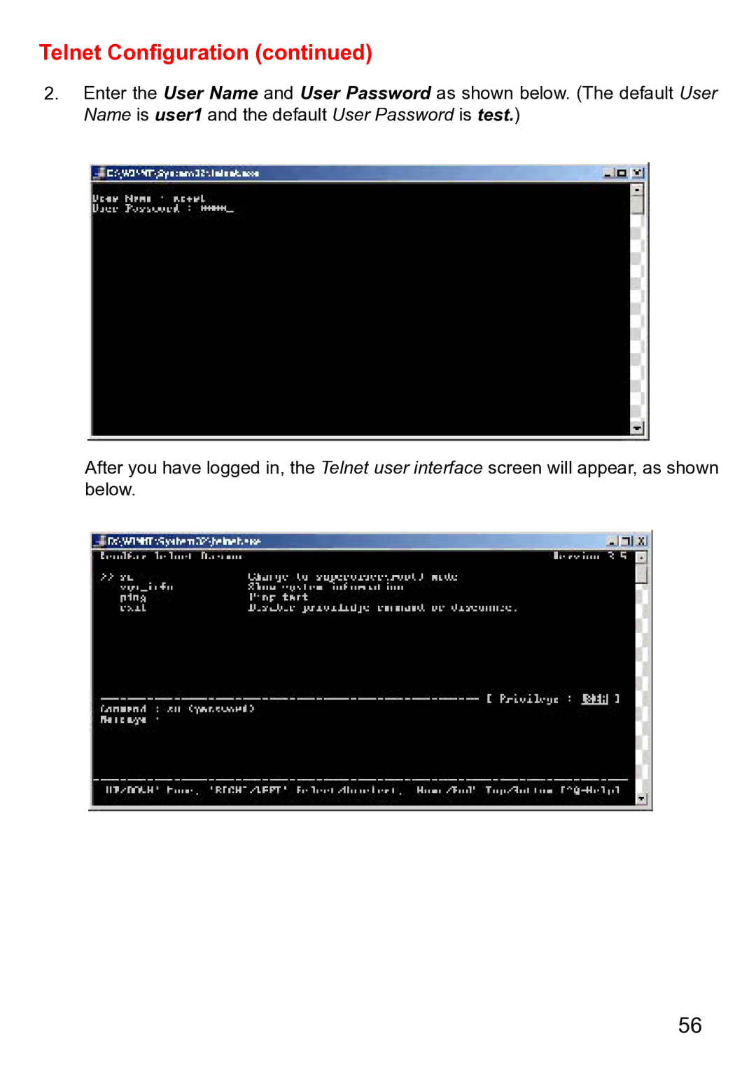 D-Link DWL-1750 warranty Telnet Conﬁguration 